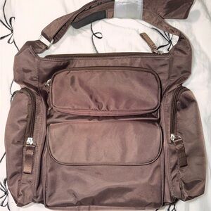 Pottery Barn Kids Brown Nylon Diaper Bag